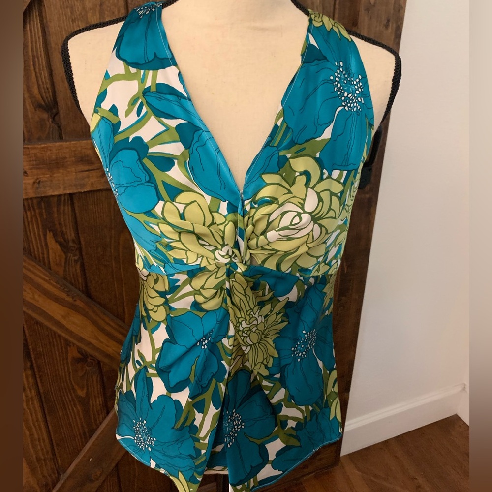 Ann Taylor Floral Blouse.  Size 0